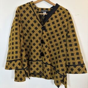 Retro Artsy Sidestreet Boutique Lake Tahoe XL Blazer Jacket Vintage Layer Office